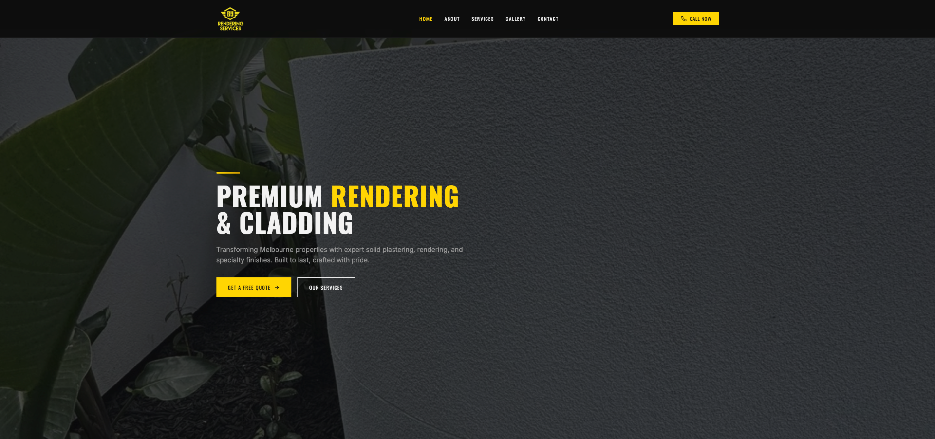 BY Rendering Services website screenshot